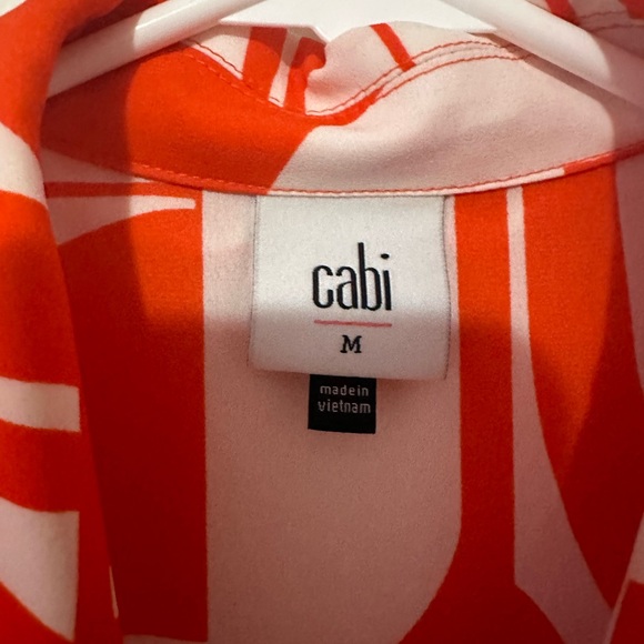 Cabi Orange Blouse Sz M - Picture 2 of 4